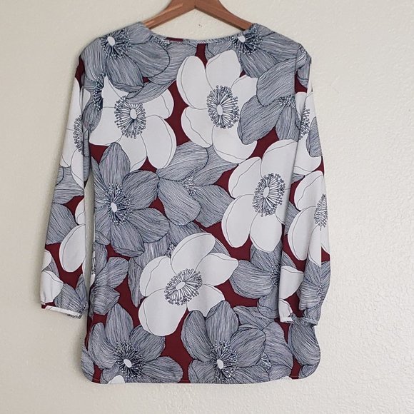 Merona Floral Tunic Top - Picture 3 of 5